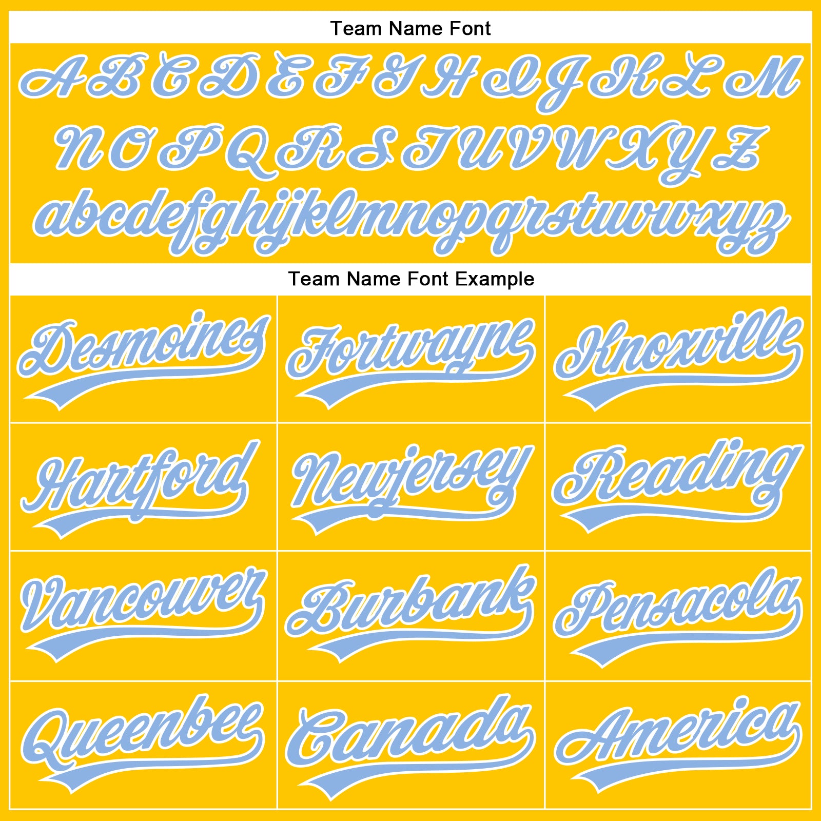 Custom Yellow Light Blue-White Authentic Baseball Jersey