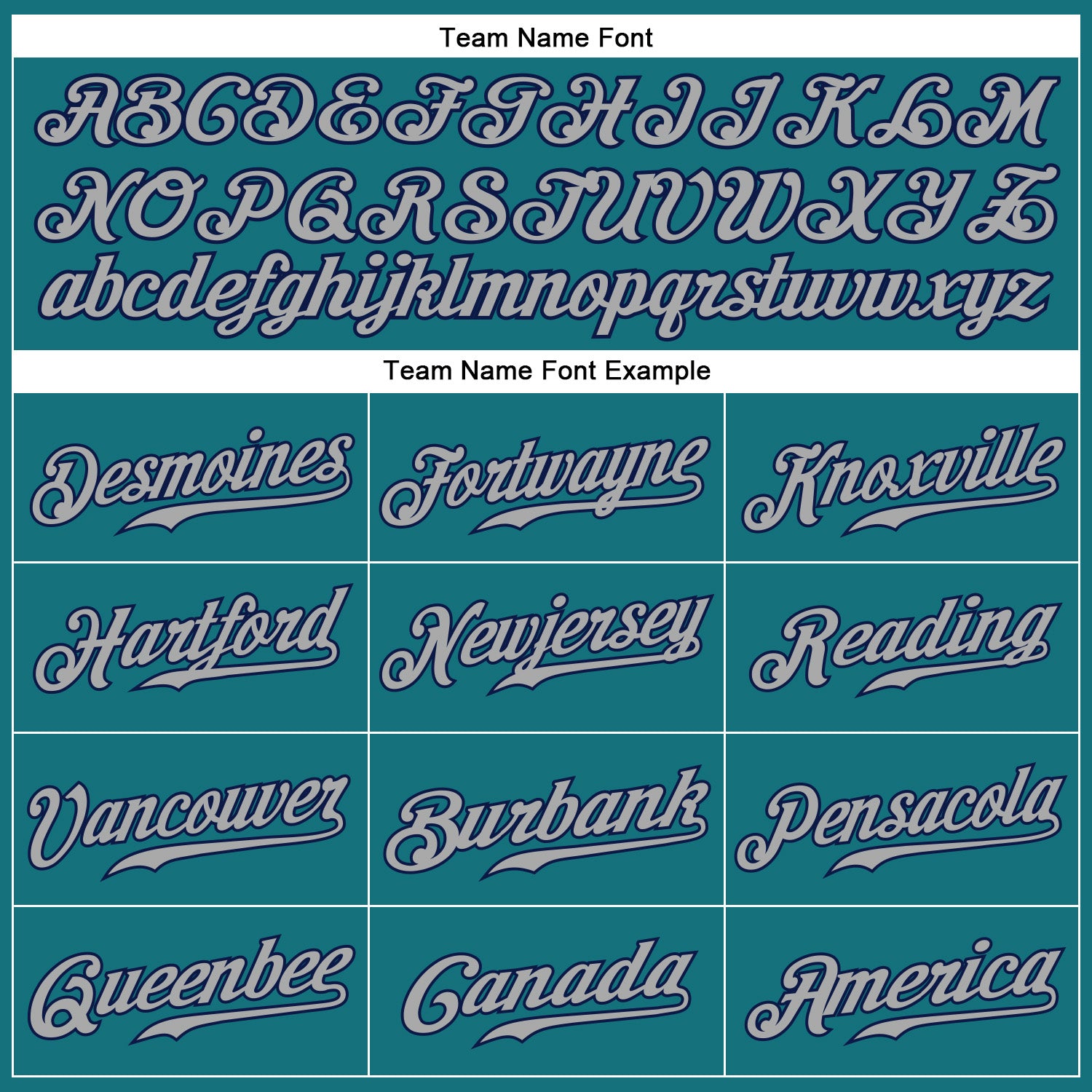 Custom Teal White Pinstripe Gray-Navy Authentic Baseball Jersey