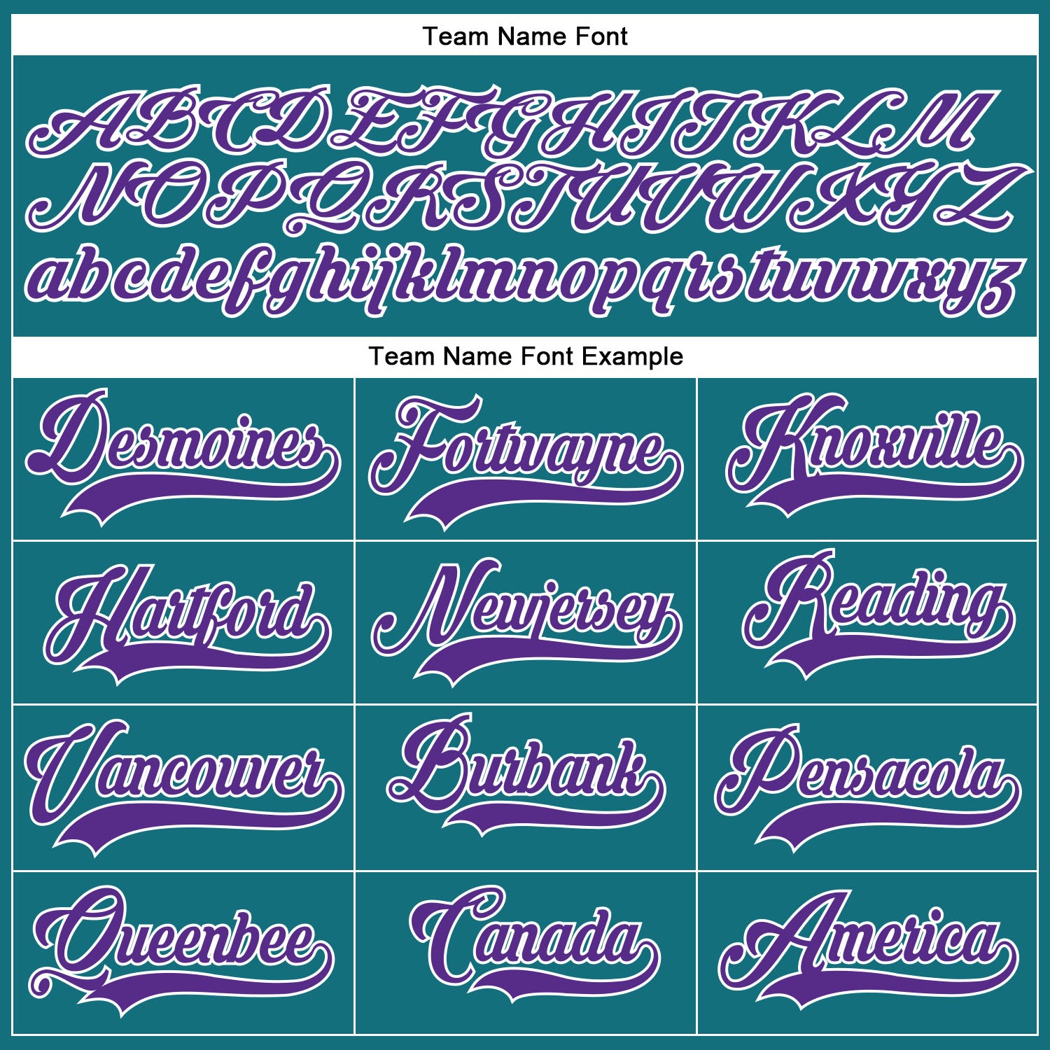 Custom Teal Purple Pinstripe Purple-White Authentic Baseball Jersey