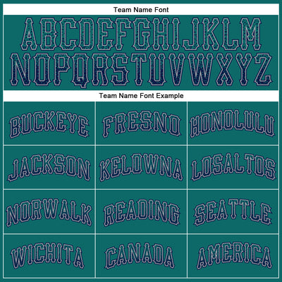 Custom Teal Navy-Gray Authentic Drift Fashion Baseball Jersey