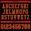 Custom Black Scarlet-Gold Mesh Authentic Football Jersey