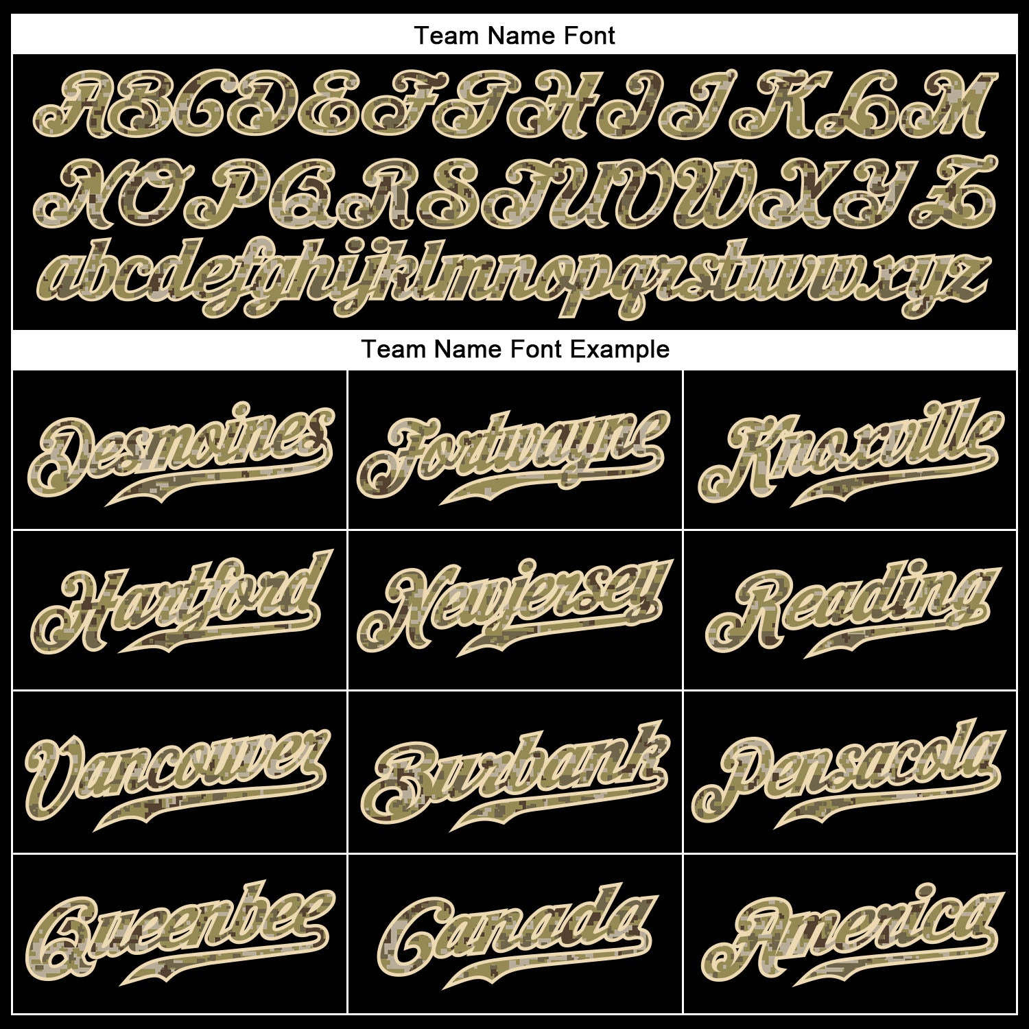 Custom Black Camo-City Cream Authentic Baseball Jersey