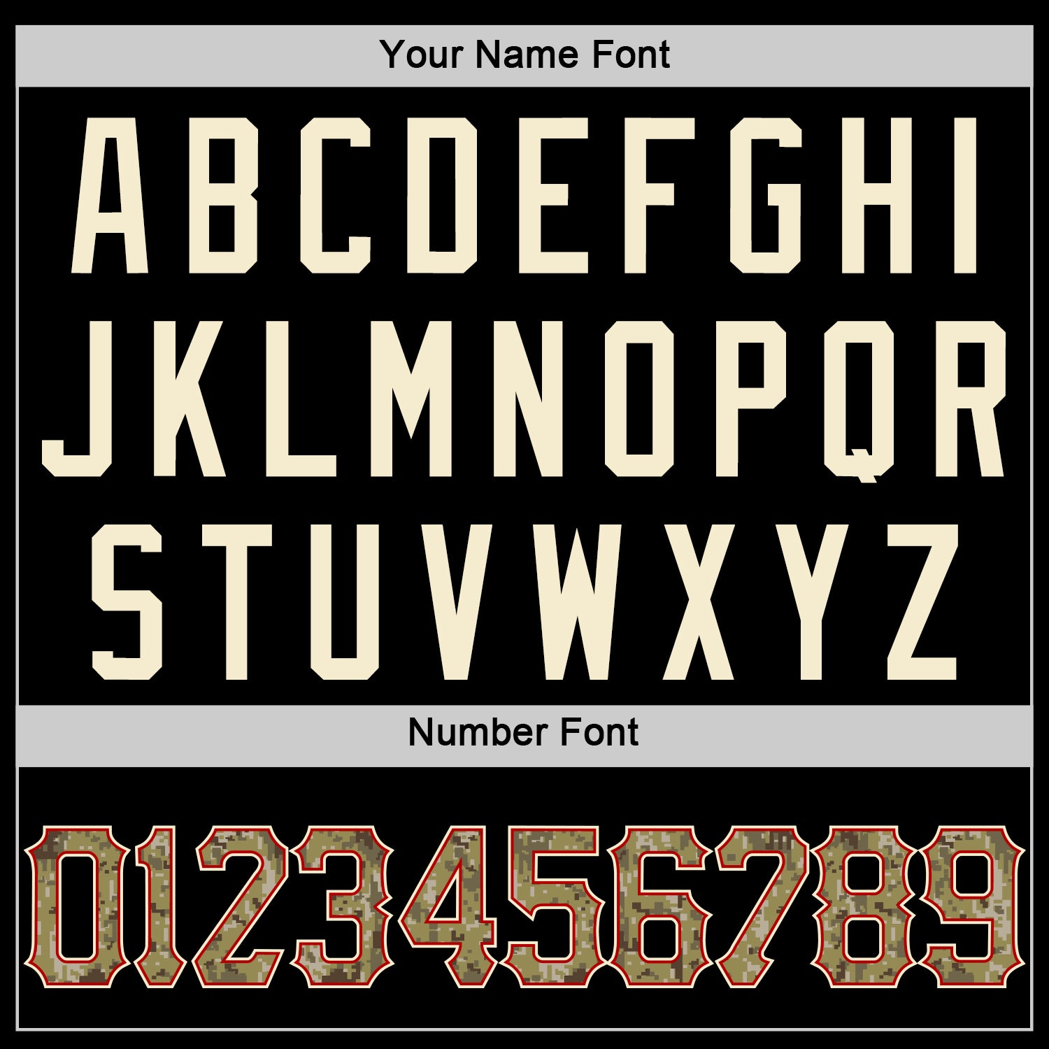 Custom Black Camo-Red Authentic Baseball Jersey