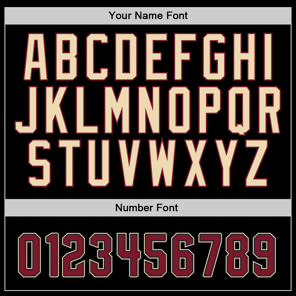 Custom Stitched Black Crimson-Cream Sports Pullover Sweatshirt Hoodie