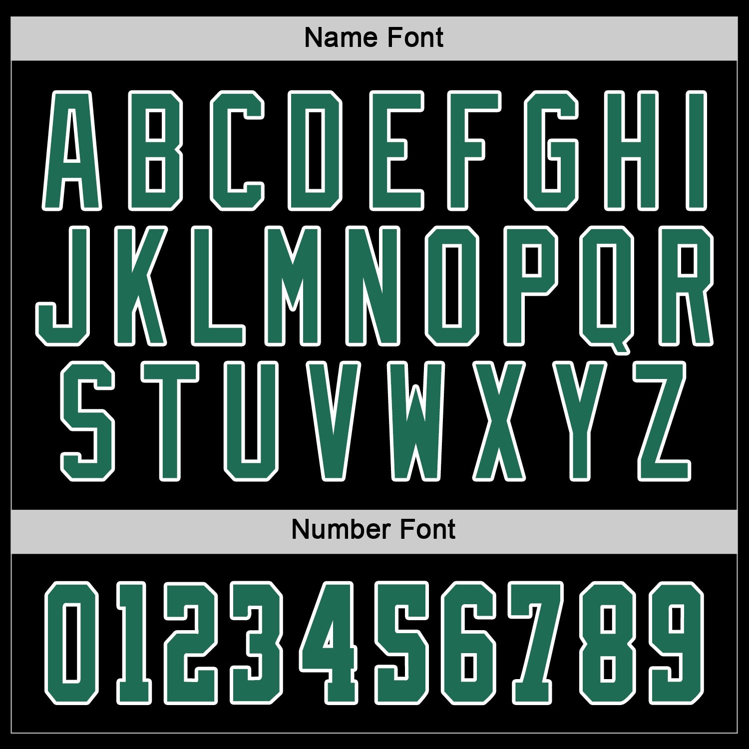 Custom Black Kelly Green-White Hockey Jersey