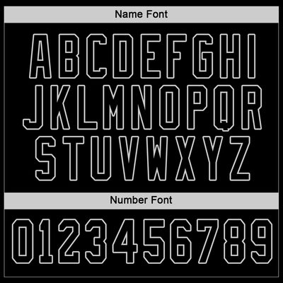 Custom Black Black-Gray Hockey Jersey