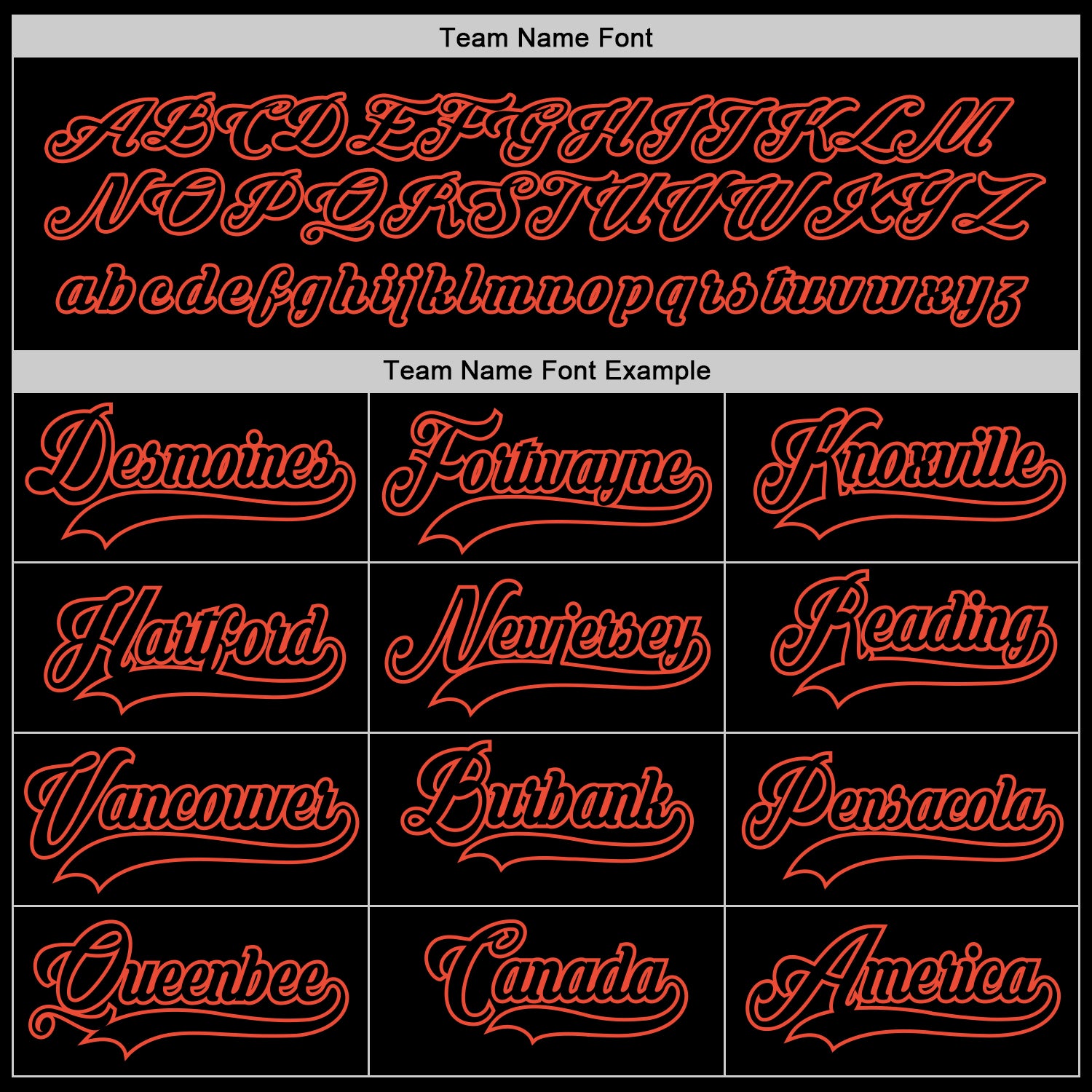 Custom Black Black-Orange Hockey Jersey