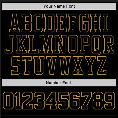 Custom Stitched Black Black-Old Gold 3D Skull Fashion Sports Pullover Sweatshirt Hoodie