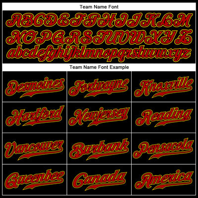 Custom Black Red-Gold Sports Pants