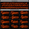 Custom Black Orange Authentic Baseball Jersey