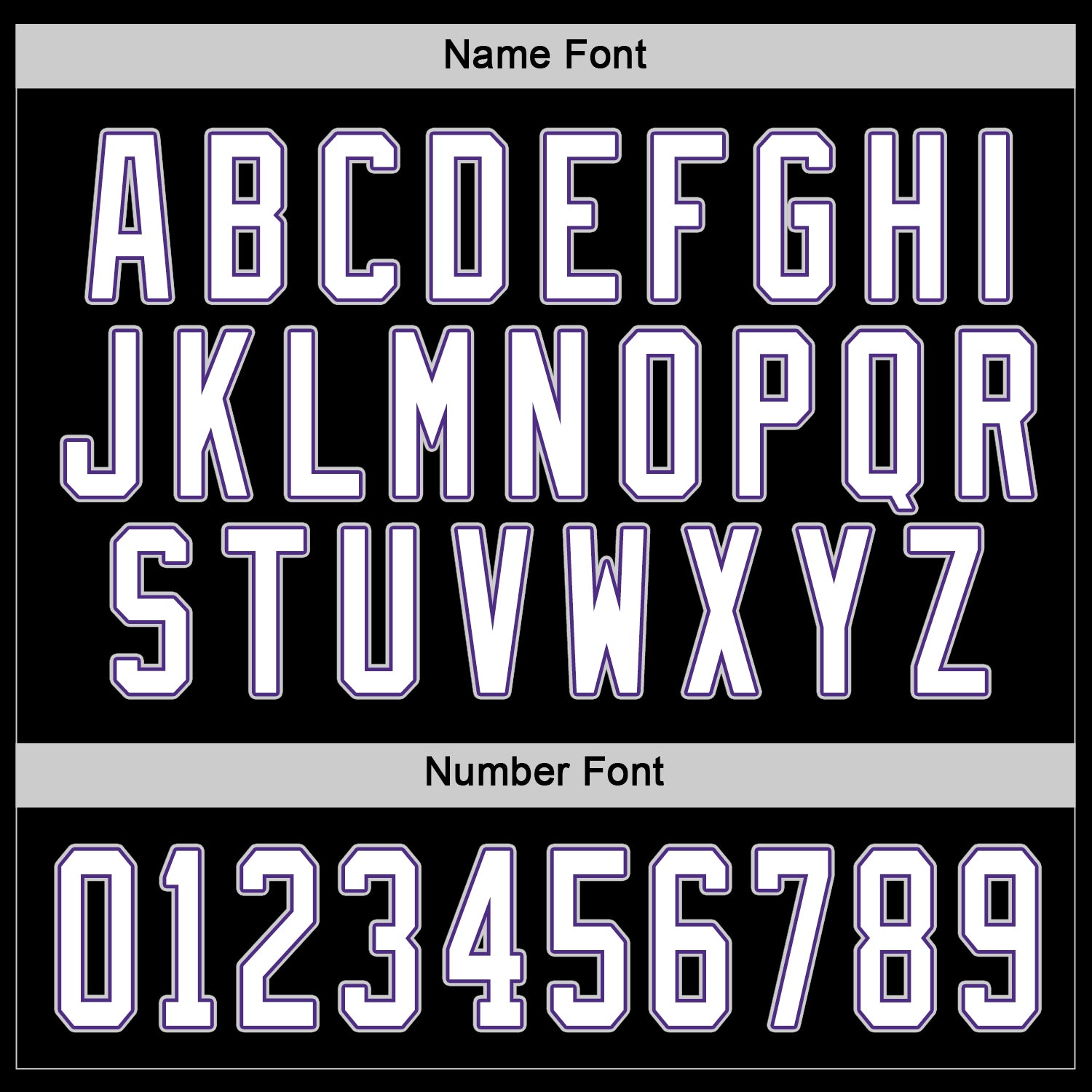 Custom Black White-Purple Hockey Jersey