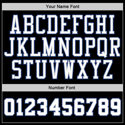 Custom Stitched Black Royal Pinstripe White-Gray Sports Pullover Sweatshirt Hoodie