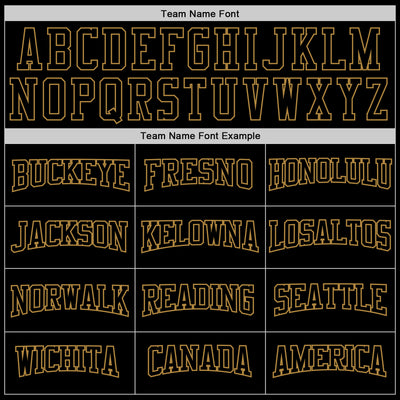 Custom Stitched Black Old Gold Pinstripe Black-Old Gold Sports Pullover Sweatshirt Hoodie