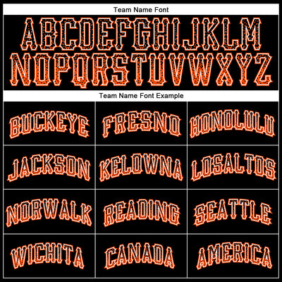 Custom Black Orange-White Authentic Drift Fashion Baseball Jersey
