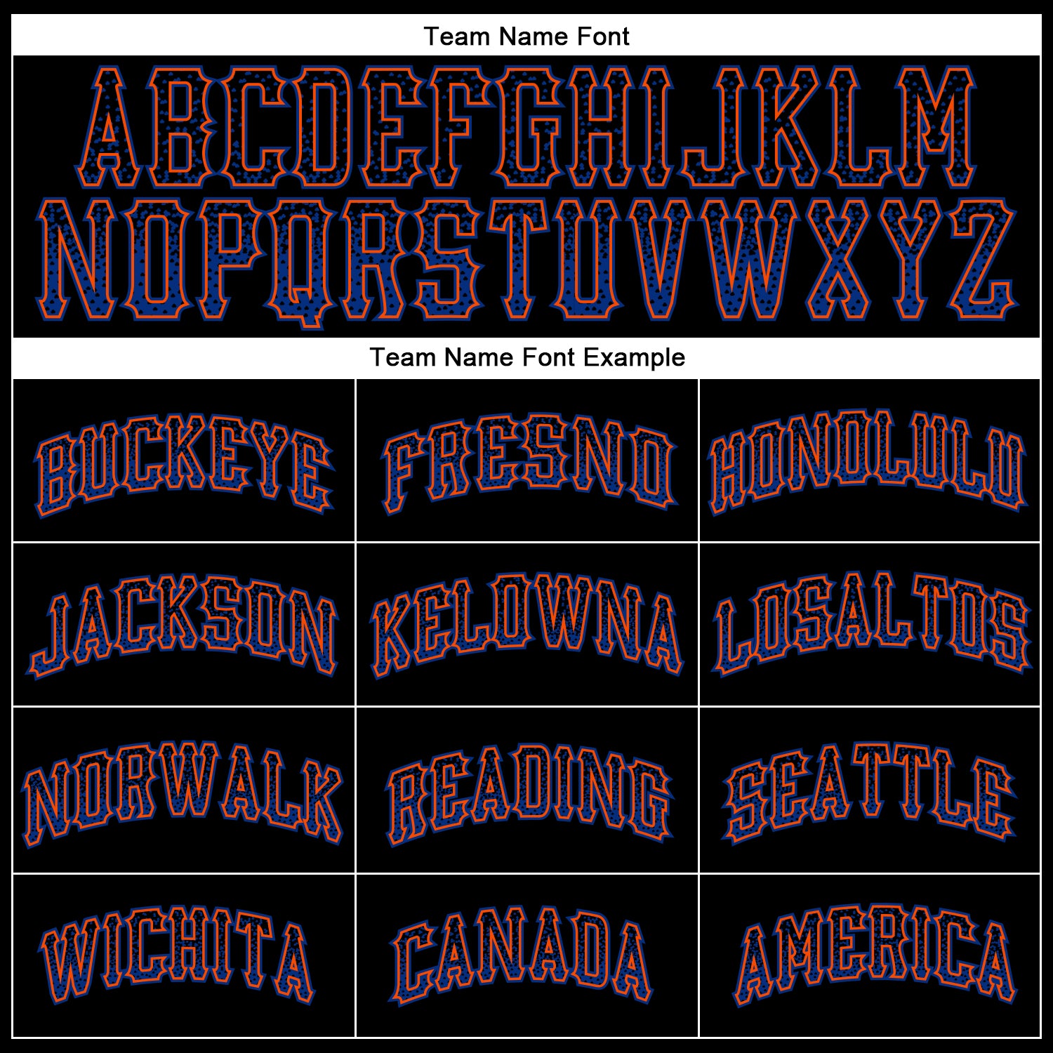 Custom Black Royal-Orange Authentic Drift Fashion Baseball Jersey