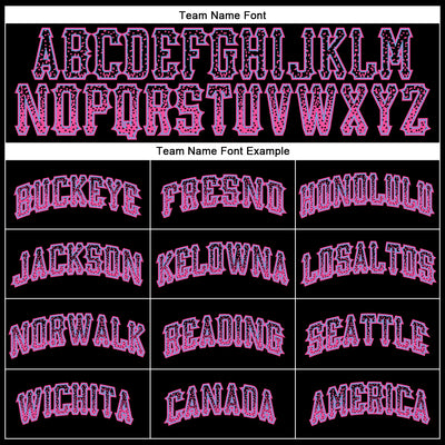 Custom Black Pink-Light Blue Authentic Drift Fashion Baseball Jersey