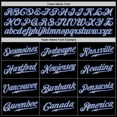 Custom Black Gray-Royal Authentic Baseball Jersey