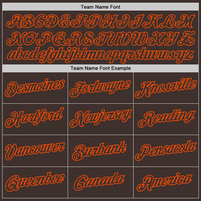 Custom Stitched Brown Brown-Orange Sports Pullover Sweatshirt Hoodie