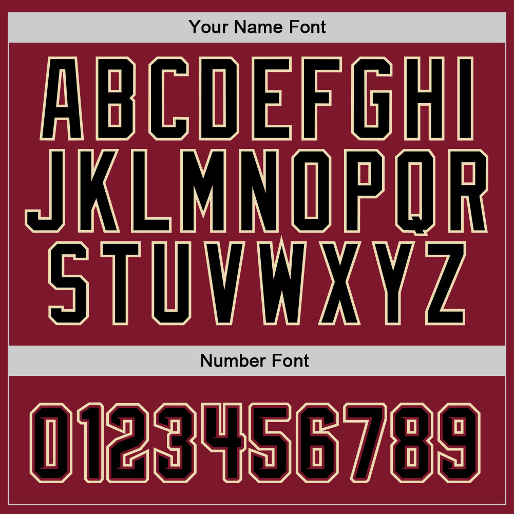 Custom Stitched Burgundy Black-Cream Sports Pullover Sweatshirt Hoodie