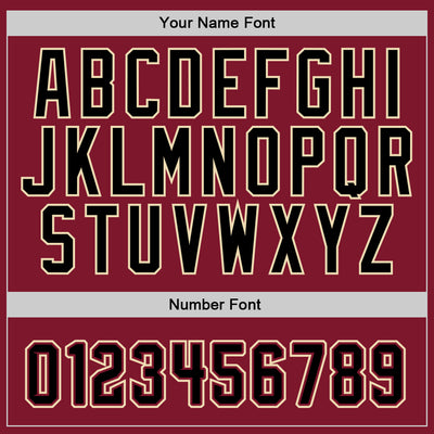 Custom Stitched Burgundy Black-Cream Sports Pullover Sweatshirt Hoodie