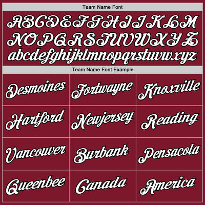 Custom Stitched Burgundy White-Black Sports Pullover Sweatshirt Hoodie