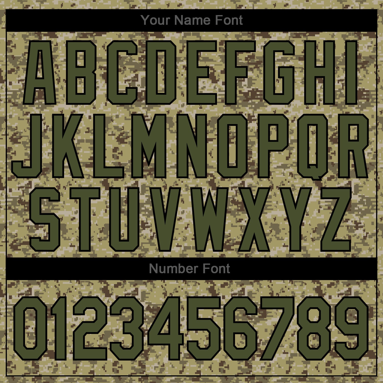 Custom Camo Olive-Black Authentic Salute To Service Baseball Jersey