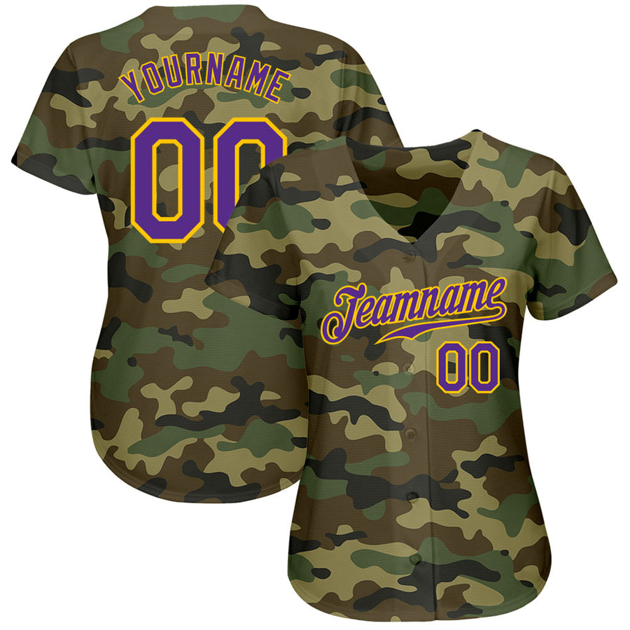 Custom Camo Baseball Jerseys  Camouflage Baseball Jerseys