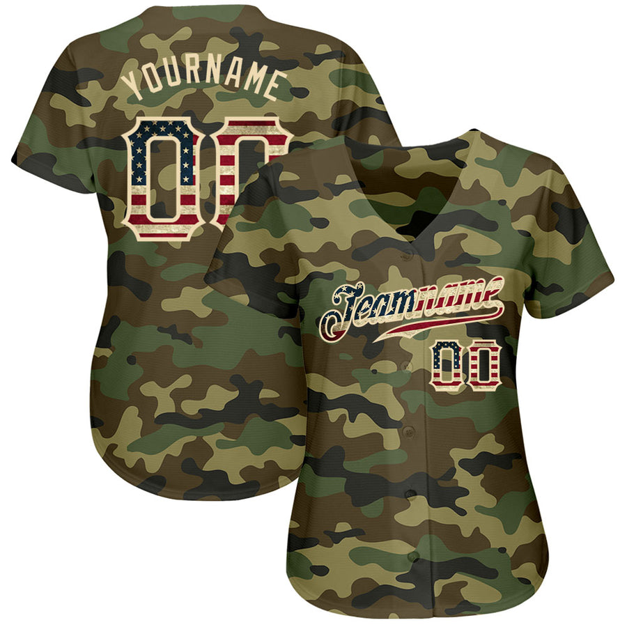 Source Sports baseball tops custom Baseball jerseys,Youth Baseball Team  Uniforms USA camo design on m.
