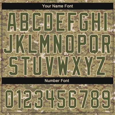 Custom Stitched Camo Olive-Cream Sports Pullover Sweatshirt Salute To Service Hoodie