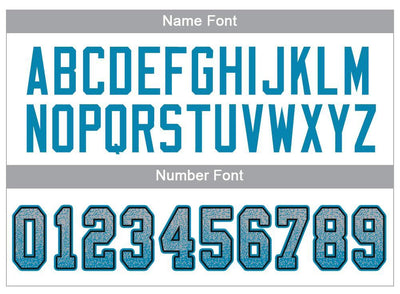 Custom Light Gray Panther Blue-Black Drift Fashion Football Jersey