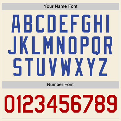 Custom Cream Red-Royal Performance T-Shirt