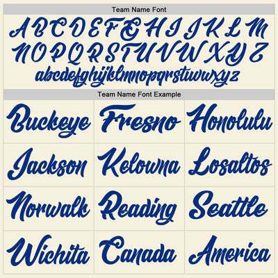 Custom Cream Red-Royal Authentic Baseball Jersey