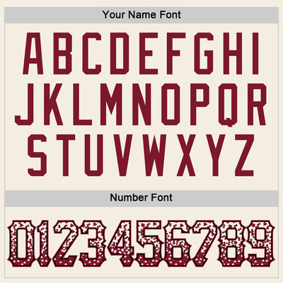 Custom Cream Crimson-Black Authentic Drift Fashion Baseball Jersey