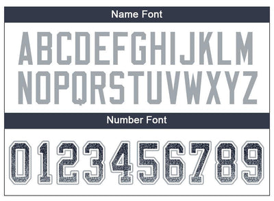 Custom Navy Light Gray-White Drift Fashion Football Jersey