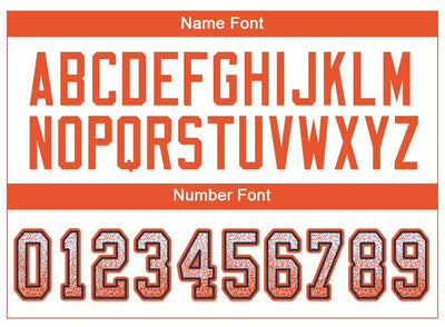 Custom White Orange-Navy Drift Fashion Football Jersey