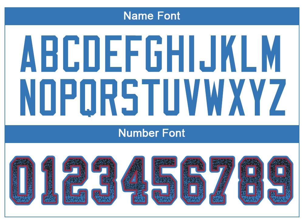 Custom Black Powder Blue-Red Drift Fashion Football Jersey