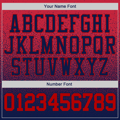 Custom Stitched Navy Red Fade Fashion Sports Pullover Sweatshirt Hoodie