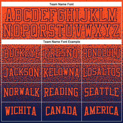 Custom Stitched Navy Orange Fade Fashion Sports Pullover Sweatshirt Hoodie