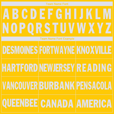 Custom Gold White V-Neck Basketball Jersey