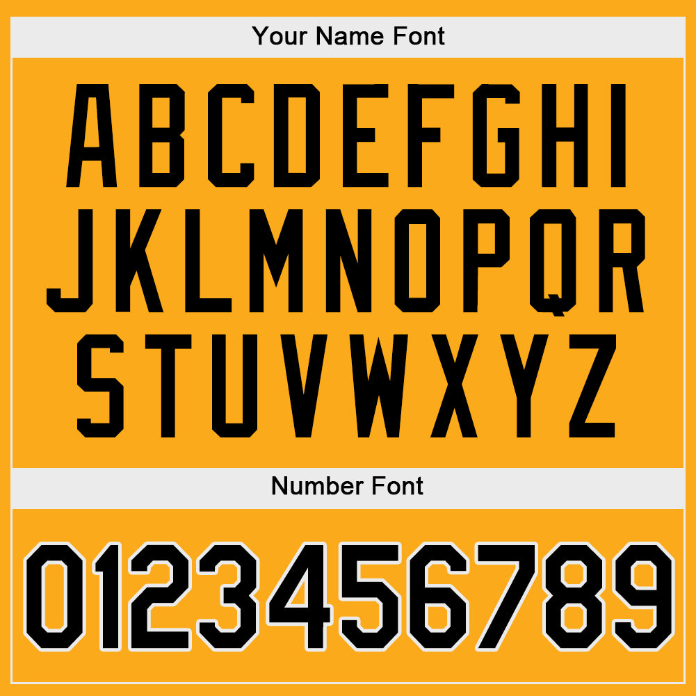 Custom Gold Black-White Authentic Baseball Jersey