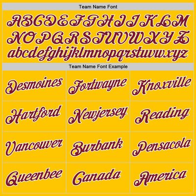 Custom Stitched Gold Crimson-White Sports Pullover Sweatshirt Hoodie