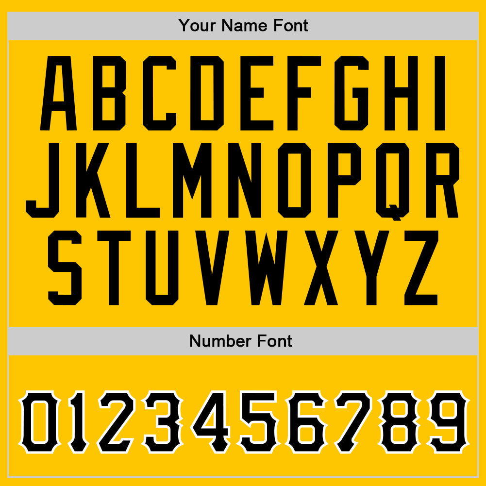 Custom Stitched Gold Black-White Sports Pullover Sweatshirt Hoodie