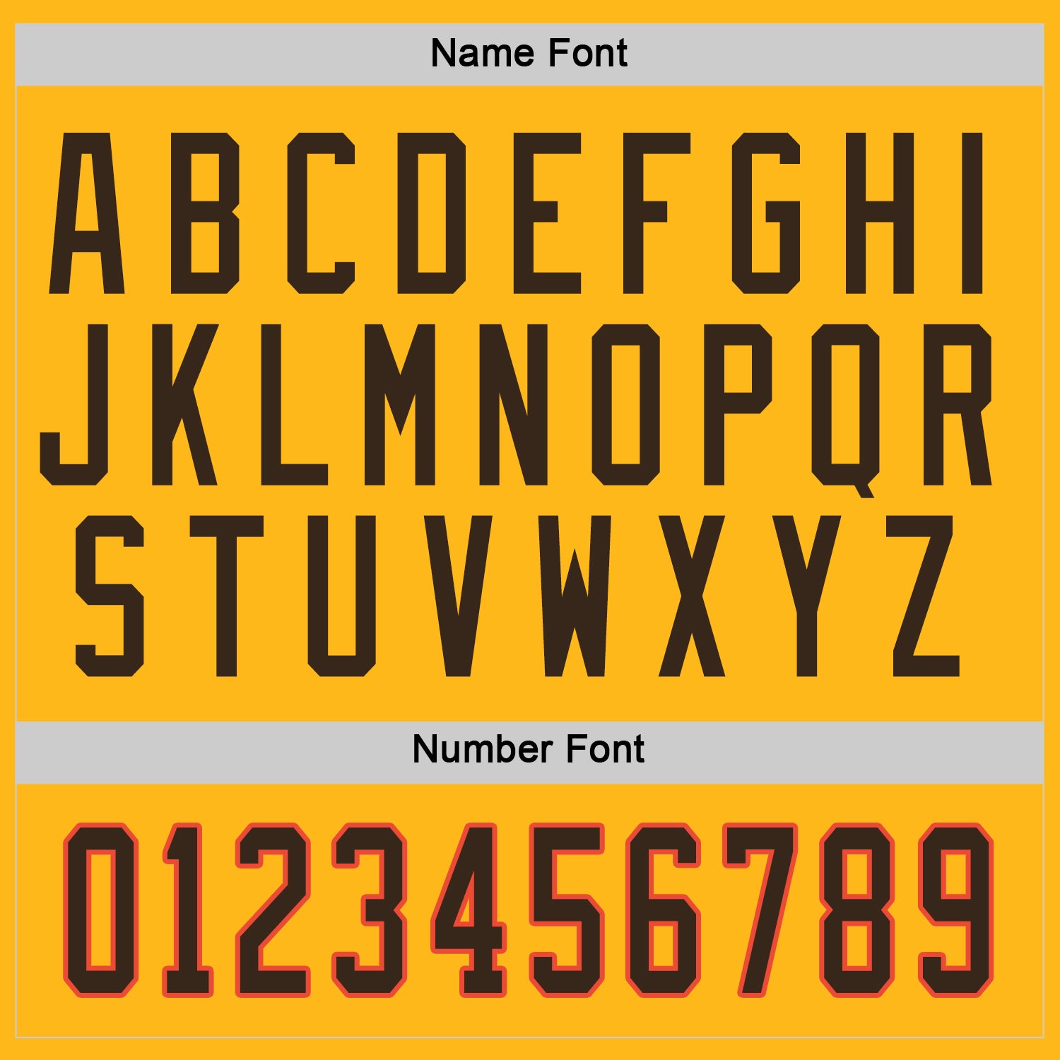 Custom Gold Brown-Orange Hockey Jersey