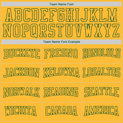 Custom Stitched Gold Gold-Green Sports Pullover Sweatshirt Hoodie