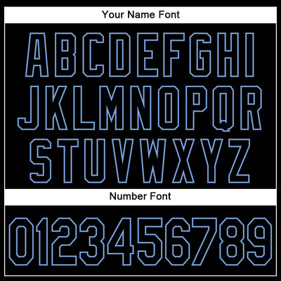 Custom Graffiti Pattern Black-Light Blue 3D Performance T-Shirt