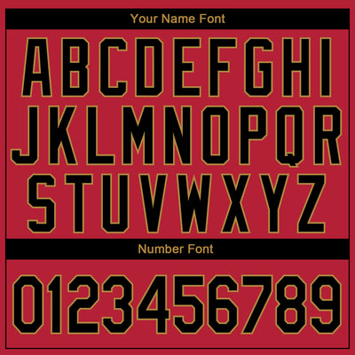 Custom Stitched Graffiti Pattern Black-Old Gold 3D Sports Pullover Sweatshirt Hoodie