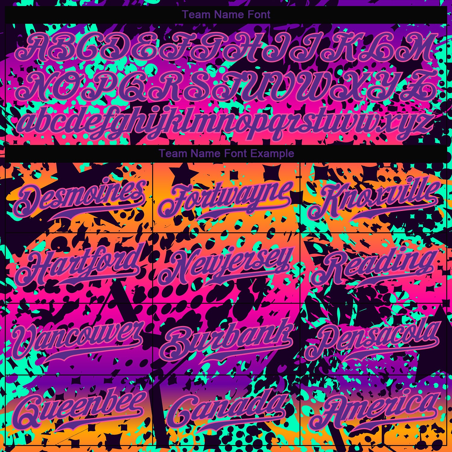 Custom Graffiti Pattern Purple-Pink 3D Authentic Baseball Jersey