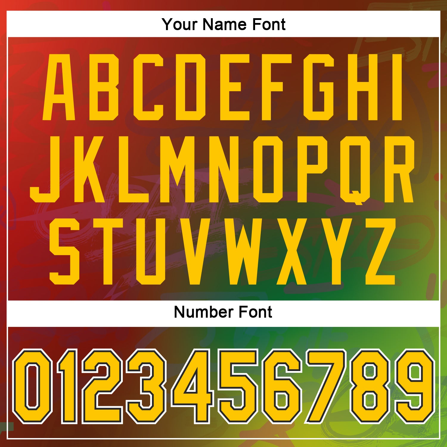 Custom Graffiti Pattern Gold-Black 3D Authentic Baseball Jersey