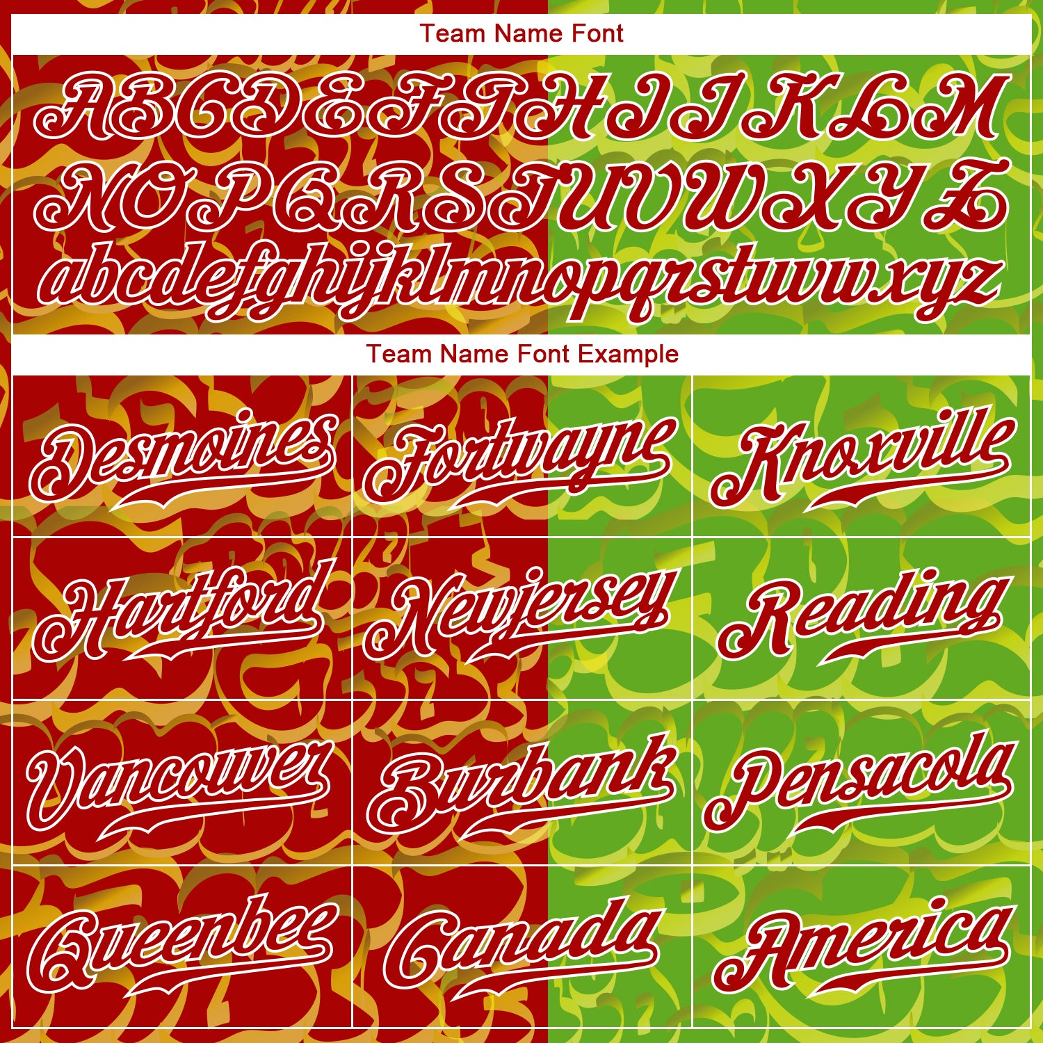 Custom Graffiti Pattern Red-Green 3D Authentic Baseball Jersey