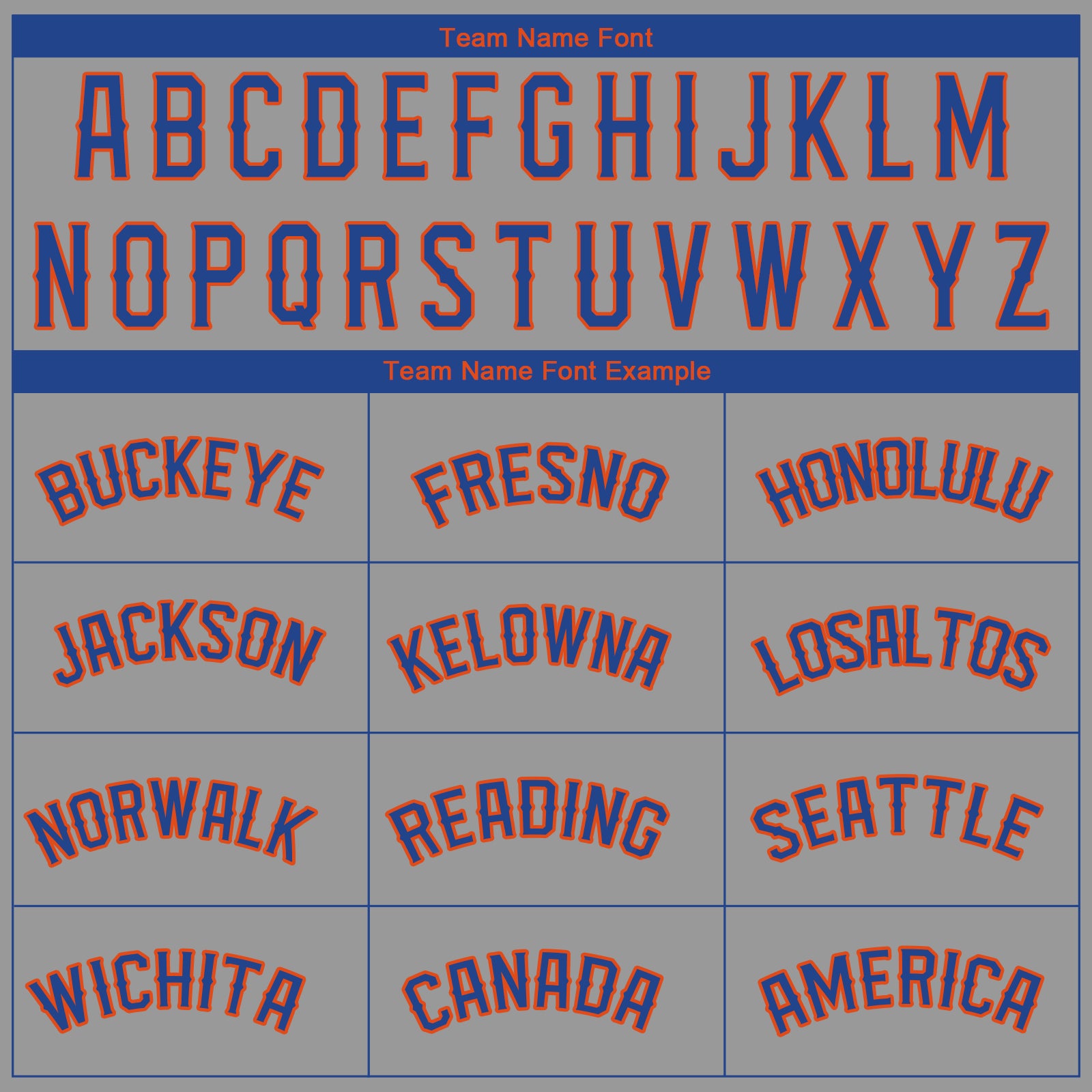 Custom Gray Royal-Orange Performance T-Shirt